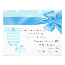 Invitation de douche de bébé
