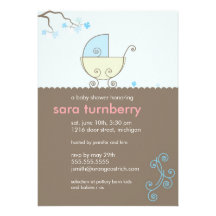 Invitation de douche de bébé