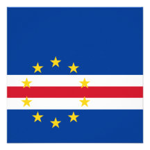 Invitation de drapeau du Cap Vert