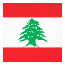 Invitation de drapeau du Liban