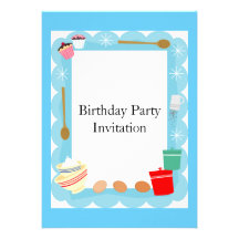 Invitation de fête d'anniversaire