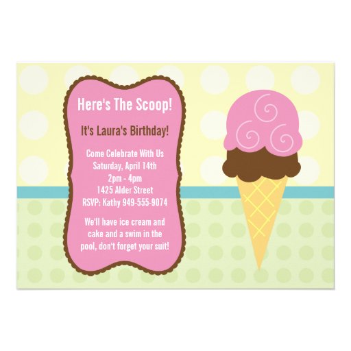 Invitation de fête d'anniversaire