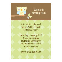 Invitation de fête d'anniversaire