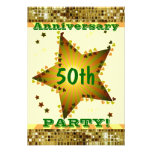 Invitation de fête d'anniversaire d'amusement cinq