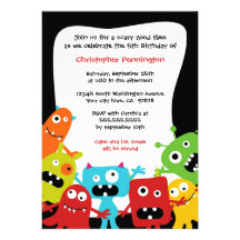 Invitation de fête d'anniversaire d'amusement du g