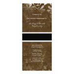 Invitation de fête d'anniversaire de damassé de Br
