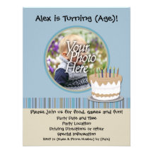 Invitation de fête d'anniversaire de garçon