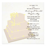 Invitation de fête d'anniversaire de gâteau de mar