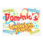 Invitation de fête d'anniversaire de graffiti