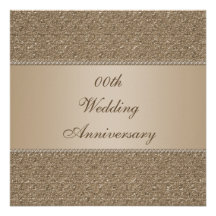 Invitation de fête d'anniversaire de mariage