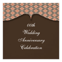 Invitation de fête d'anniversaire de mariage