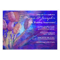 Invitation de fête d'anniversaire de mariage juif  invitations