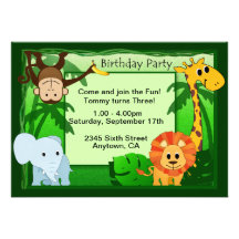 Invitation de fête d'anniversaire de thème de jung
