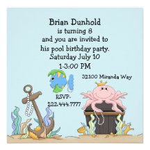 Invitation de fête d'anniversaire de thème de l'ea