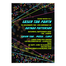 Invitation de fête d'anniversaire d'étiquette de l