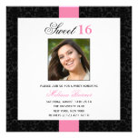 Invitation de fête d'anniversaire du bonbon 16