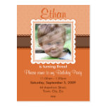 INVITATION DE FÊTE D'ANNIVERSAIRE : : joli 6 Cartes Postales