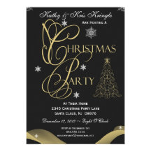 Invitation de fête de fête de Noël d'arbre