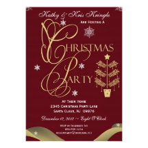 Invitation de fête de fête de Noël d'arbre de roug