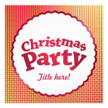 Invitation de fête de Noël