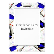 Invitation de fête de remise des diplômes