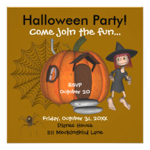 Invitation de Halloween