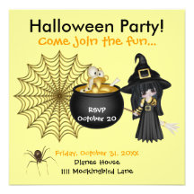 Invitation de Halloween