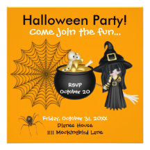 Invitation de Halloween