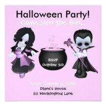 Invitation de Halloween