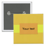 Invitation de jaune orange badges