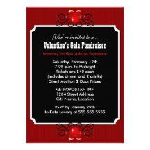 Invitation de la partie de Valentine