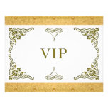Invitation de l'or VIP