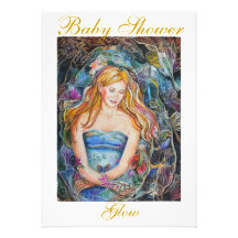 Invitation de lueur de baby shower de PMACarlson