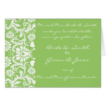 Invitation de mariage damassé vous choisissez la c cartes de vœux