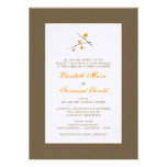 Invitation de mariage de automne - amertume