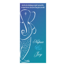 Invitation de mariage de Ganesha : : Marine et Tea