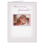 Invitation de marraine de 2818 filles cartes