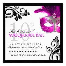 Invitation de mascarade