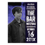 Invitation de Mitzvah de barre de groupe de rock