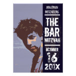 Invitation de Mitzvah de barre de groupe de rock