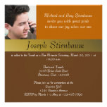 Invitation de Mitzvah de barre de ton de la terre