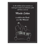 Invitation de Mitzvah de barre - lecture du Torah