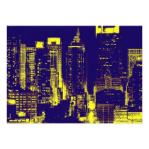 Invitation de New York City d'art de bruit invitations