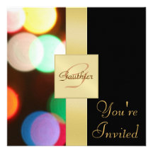 Invitation de nouvelles années de vacances de lumi
