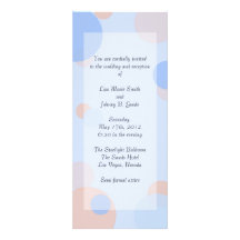 Invitation de paquet de rat - bleu