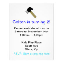 Invitation de partie d'anniversaire de enfant de m