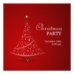 Invitation de partie d'arbre de Noël