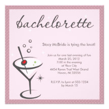 invitation de partie de bachelorette