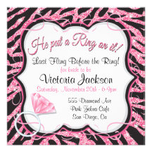 Invitation de partie de Bachelorette d'impression 