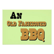 Invitation de partie de barbecue